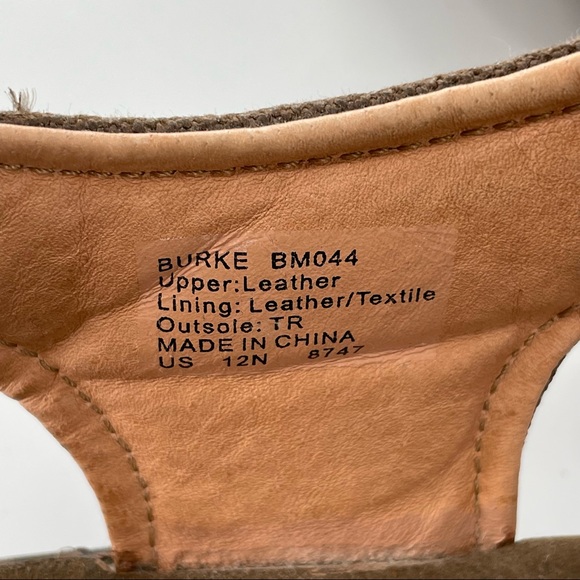 ABEO Men's Brandon Neutral Dark Brown sandals size 12 - Picture 11 of 12